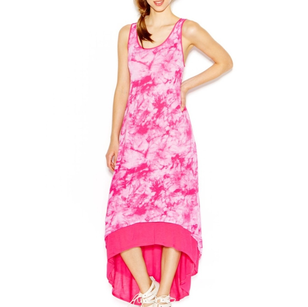 Kensie high low maxi dress